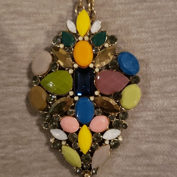 Costume Jewely long jeweled necklace - Picture 3 of 5